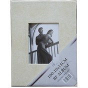 Resim Acr 10x15cm 100’lük Krem Vinleks Deri Fotoğraf Albümü 