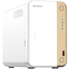 Resim Qnap QN-TS-262-4G 4 GB DDR4 2 HDD Yuvalı 2 x M.2 2280 PCIe Gen 3 Nas 