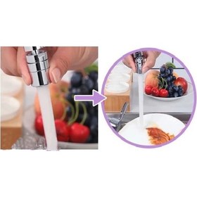 Resim Hms Pirinç 360 Derece Oynar Başlıklı Mutfak Eviye Bataryası 