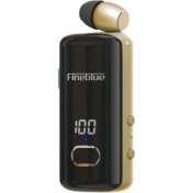 Resim Fineblue F580 Dijital Göstergeli Makaralı Titreşimli Bluetooth Kulaklık Gold 