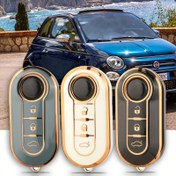 Resim For Fiat 500, Panda, Punto, Bravo, Doblo, for PEUGEOT Boxer, Citroen Relay, for FIAT Ducato, Lancia Musa ve Seat Vans için TPU Araba Anahtar Kılıfı Kapak Kabuğu 