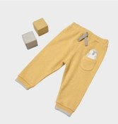 Resim Bibaby Organik Pantolon Penguin Club Ekru - Gri-11653 Sarı 