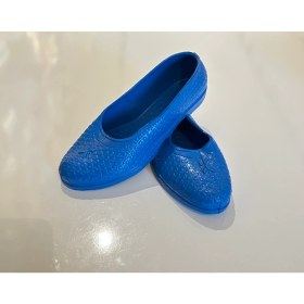 Resim Mavi Kadın Lastik Bağ Bahçe ve Iş Ayakkabısı, Deniz Ayakkabısı 