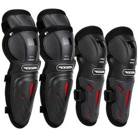 Resim Jokmae Siyah 4 Parça Motosiklet Dizlik-dirseklik Seti Diğer 