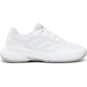 Resim adidas Gamecourt 2 Kadın Günlük Tenis Ayakkabısı Beyaz Renkli Hafif ve Esnek Yapı ile Konfor Sunar 