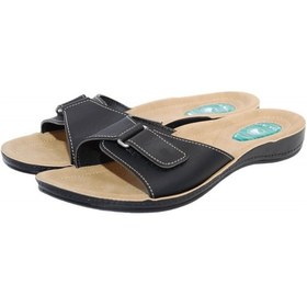 Resim Ceyo 9808-15 Topuk Dikeni (Plantar Fasiitis) Kadın Terlik Siyah 