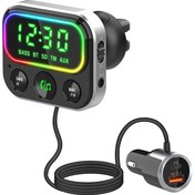 Resim BC79 Araba Mp3 Bluetooth Çalar Fm Verici Qc3.0 PD18W Hızlı Şarj-Siyah (Yurt Dışından) 