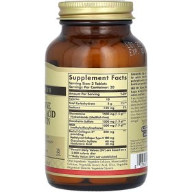 Resim Solgar Glucosamine Hyaluronic Acid Chondroitin OptiMSM Bone Joint & Cartilage 60 Tablet 
