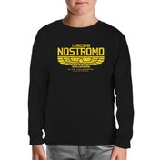 Resim Alien - Nostromo Siyah Çocuk Sweatshirt 