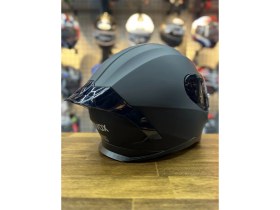 Resim Rivox R1 Mat Siyah Kapalı Kask MD820 