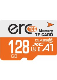 Resim ercTEC 128GB C10 XC TF Hafıza Kartı Yüksek Okuma Hızı 90MB/sn UHS-I Sertifikalı 