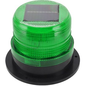 Resim Lemestar Güneş Enerjili Yüksek Parlaklık Led Uyarı Işığı - Su Geçirmez, Mıknatıslı Tabanlı, Kar Küreme Aracı Ve Forkliftler İçin 