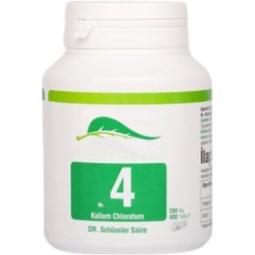 Resim Schüssler Tuzları Actomins Nr 4 Kalium Chloratum 400 Tablet 