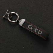Resim Cdwishbest Siyah 4 S Yüksek Li Süet Deri Araba Anahtarlık Özel Hediye Anahtarı Golf Gtd 7 Için At Nalı Toka Mk7 Mk2 Mk3 Mk4 Mk6 Mk5 Gtı Gtd Araba (Yurt Dışından) 