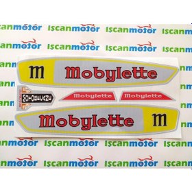 Resim Mobilet Yazı Seti - Mobylette Süper 52 Sticker (435558314) 