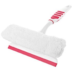 Resim Kumpazar Titiz Softon Peluşlu Çekçekli Mikrofiber Çift Taraflı Cam Silme Mopu 