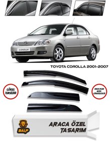 Resim BALP Toyota Corolla Cam Rüzgarlığı 4lü 2001-2007 Arası 