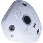 Resim Ultra HD 180 Derece Açılı Balıkgözü 5 mp AHD Kamera 