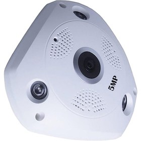 Resim Ultra HD 180 Derece Açılı Balıkgözü 5 mp AHD Kamera 