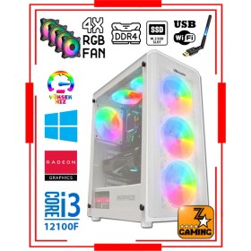 Resim Zeiron Adventure Rx9 I3 12100F 12.nesil 16GB Ram 512GB Nvme M.2 SSD RX580 8gb Oyuncu Masaüstü Bilgisayarı 
