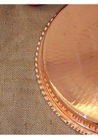 Resim Yuvarlak Bakır Fırın Tepsi 30 Cm Bakır 