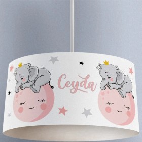 Resim instababyrooms Çocuk Odası Dijital Baskılı Tekli Modern Sarkıt Avize Special Model 0039 