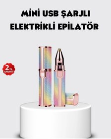 Resim shopwave USB Şarjlı Kaş ve Yüz Tüy Alma Cihazı – Taşınabilir ve Acısız Kullanım 