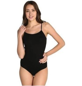 Resim Tutku Kadın Ten 2'li Paket Ip Askılı Likralı Kancalı Çıtçıtlı Body Zıbın 001 