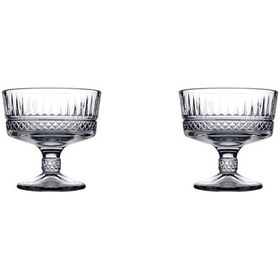 Resim Paşabahçe 51749 Elysia Ayaklı Dondurmalık Kase 2 Li Şeffaf 