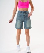 Resim Anloc Yazlık Denim Bermuda Şortlar 396713856 Siyah 