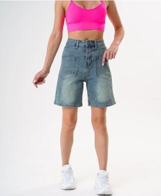 Resim Anloc Yazlık Denim Bermuda Şortlar 396713856 Siyah 