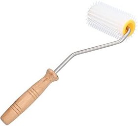 Resim Akozon Ahşap Saplı Plastik Arı Kovanı Bal Çıkarıcı - Arıcılık Için Arı Toplama Silindir Aracı - Dayanıklı Ve Verimli Bal Hasat Ekipmanları 