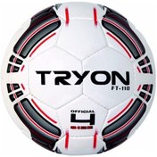 Resim Tryon Futbol Topu FT-110 No:4 Siyah-Kırmızı 