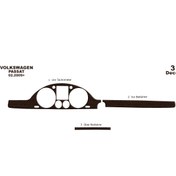 Resim Marscockpitdesign Volkswagen Passat Gösterge Paneli 2005-2010 3 Parça Konsol-Torpido Kaplama 