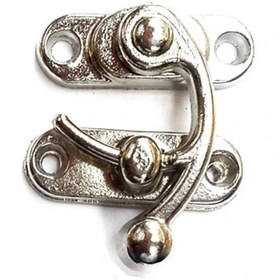 Resim shopwave Yay Gözü, Tavla, Ahşap Kutu Klipsi - Minik 20x24 mm, Nikel, 1 Adet 