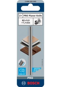 Resim Bosch Pro Planya Bıçağı, 82 X 5,5 X 1,1 Mm - 2608635903 
