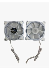 Resim Gameforce Wcore Beyaz 4x120mm Argb Kasa Fanı 