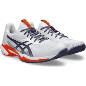 Resim Asics Solution Speed Ff 3 Erkek Tenis Ayakkabısı White/Morganite Hafif ve Esnek Taban ile 1041A438-103 
