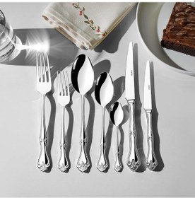 Resim Nehir Lalezar Sade 12 Kişilik 89 Parça Kutulu Çatal Kaşık Bıçak Takımı 