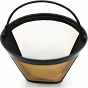 Resim Yıkanabilir ve Tekrar Kullanılabilir Kahve Makinesi Gold Filtre 