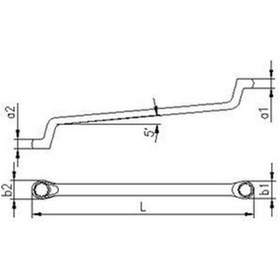 Resim İzeltaş Yıldız İki Ağız Anahtar 18x19 Mm N11.28998 