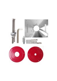 Resim Çok Fonksiyonlu Alüminyum Alaşımlı Yönlendirici Masa Ekleme Plaka Giyotin Gravür Makinesi Aracı Ağaç İşleme Tezgahı 