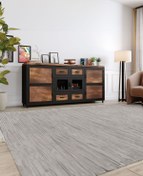 Resim KIYMIK HOME Lotus Konsol – Size Özel Üretim - Gerçek Ağaç - Ceviz 