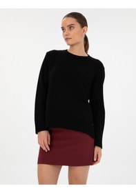 Resim Pierre Cardin Kadın Siyah Kazak /triko 50316310-vr046 Siyah 