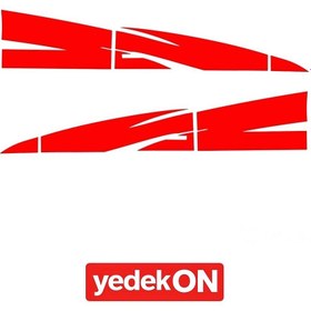Resim Kabin Şeridi Komple 2521-3224 Y.m Kırmızı 