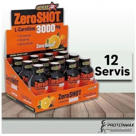 Resim Zero Shot 3000Mg L-Carnitine 60 Ml.X 12 Adet - L-Karnitin 