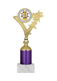 Resim Odak Kupa - Genel Kupalar - Gn-053 B - 24 Cm Altın - Beyaz 