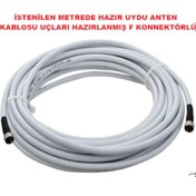 Resim Uydu Anten Kablosu 20 Metre Uçları Kullanıma Hazır 