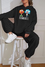 Resim uyguntarz Unisex Gumball Baskılı Eşofman Takımı 