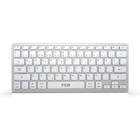 Resim Inca IBK-565BT Bluetooth 5.0 Şarj Edilebilir Akıllı Gümüş Klavye 